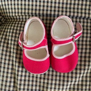 Vintage Red Mary Janes Size 1